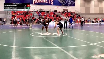 184 lbs Cons. Round 4 - Sundiata Chavis, Garrett College vs Samuel Gledhill, Johns Hopkins