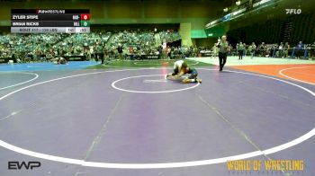 130 lbs Consi Of 8 #1 - Brian Ricks, Hillcrest Wrestling vs Zyler Stipe, Nor-Cal Inferno