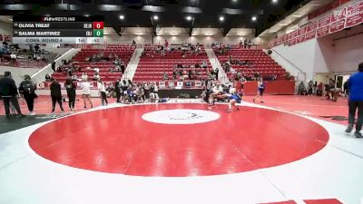 JH 102 lbs Cons. Round 4 - Salma Martinez, EL RENO JH vs Olivia Treat, DEER CREEK JH