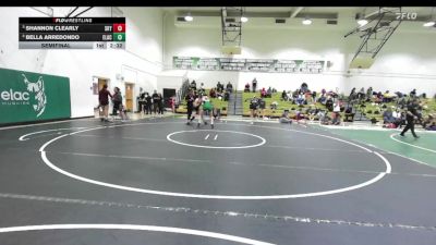 145 lbs Semifinal - Shannon Clearly, Skyline vs Bella Arredondo, East Los Angeles College
