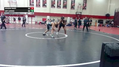 174 lbs Cons. Round 5 - Leif Larwin, Unattached vs Arashk Rasti, Simon Fraser (B.C.)