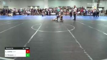 101 lbs Round Of 16 - Lola Juarez, Semper Fi vs Hailey Parsons, Log Lv