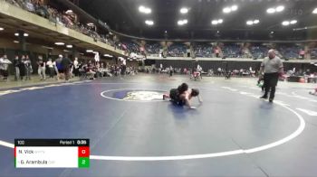 100 lbs Quarterfinal - Giselle Arambula, Curie vs Norah Vick, Sandwich