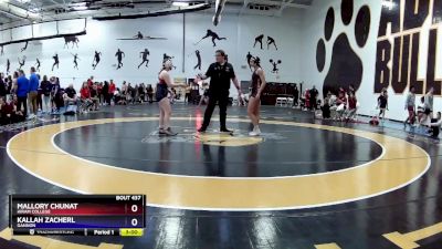 138B Semifinal - Kallah Zacherl, Gannon vs Mallory Chunat, Hiram College