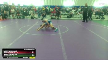 72 lbs Finals (2 Team) - Anze Williams, Backyard Brawlers vs Bruce Fowler, Ohio Gold 24k