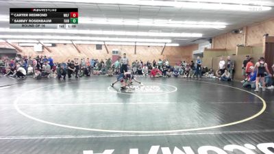 85 lbs Round Of 16 - Carter Redmond, Milford vs Sammy Rosenbaum, Fairport