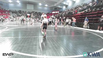 45 lbs Consi Of 16 #2 - Juliette Kurtz, SlyFox Wrestling Academy vs Charles Barnes, Mannford Pirate Youth Wrestling