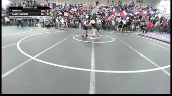 Boys 285 lbs Champ. Round 1 - Hung Vo, Silver Creek Boys vs Casey Huchim, Bellarmine&nbsp;Boys