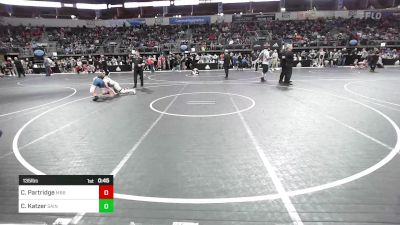 135 lbs Semifinal - Chayce Partridge, Mighty Bluebirds vs Callan Katzer, Saints Wrestling Club