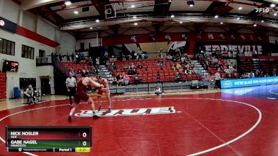 197 lbs 3rd Place Match - Nick Nosler, SIUE vs Gabe Nagel, Minnesota