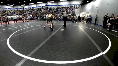 84 lbs Rr Rnd 1 - Laura Topaum, Midwest City Bombers Youth Wrestling Club vs Michael Rodgers, Newcastle Youth Wrestling