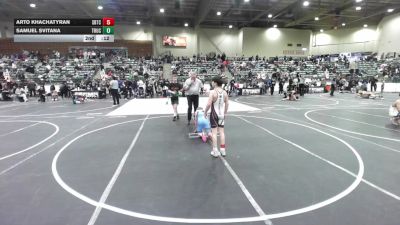 156 lbs Semifinal - Mikey Vargas, Team Coalinga vs Kale Winebarger, Cowa