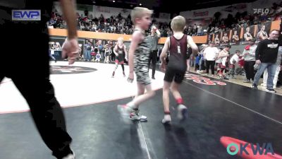 58 lbs Consi Of 8 #1 - John MacMunn, Perry Wrestling Academy vs Lane Plumlee, Mustang Bronco Wrestling Club