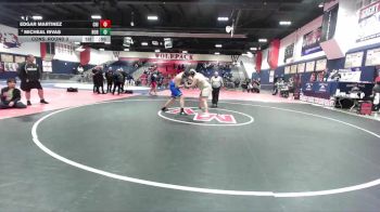 285 lbs Cons. Round 3 - Micheal Rivas, Northview vs Edgar Martinez, Chino