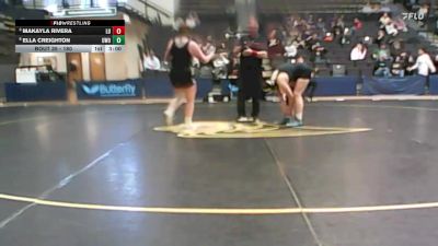 180 lbs Quarterfinal - Makayla Rivera, Lindenwood University vs Ella Creighton, Wisconsin - Oshkosh