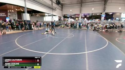 120 lbs Round 1 - James Cauthron, Texas vs Aiden Gosline, MGT Wrestling