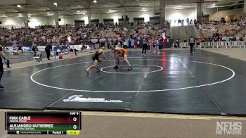 A 144 lbs Cons. Round 2 - Max Cable, Pigeon Forge vs Alejandro Gutierrez, Millington Central