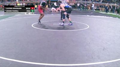 D4-157 lbs Champ. Round 1 - Cayden Bradburn, Whitmore Lake vs Jessee Pannill, Ithaca