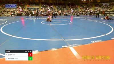 61 lbs Round Of 64 - Raiden Bunn, Victory WC vs Owen Michael, Contender Wrestling Academy