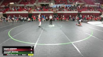 132 lbs Round 1 (16 Team) - Zachary Benton, Grapevine vs Izaiah Herrera, Amarillo Tascosa