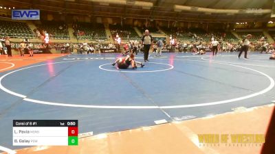 70 lbs Consi Of 8 #1 - Luca Pavia, Monster Garage vs Beckett Golay, Proving Grounds Wrestling