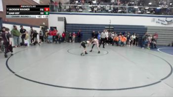 85 lbs Champ. Round 1 - Liam Udy, Raft River Wrestling vs Jackson Wagner, Idaho Falls Wrestling Club