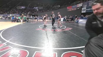 4A Boys 120 lbs Champ. Round 1 - Riley Vaughan, Sweet Home Boys vs Alexander Widdicombe, Marshfield Boys