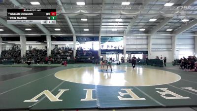 180 lbs Champ. Round 1 - Gillian Coulson, Baldwin Wallace vs Erin Martin, Tiffin University