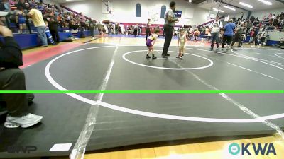 45 lbs Round Of 16 - Hassun Wilson, Salina Wrestling Club vs Samuel Gilbreath, Vian Wrestling Club