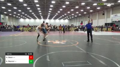 145 lbs Consi Of 32 #2 - Hunter Dean, MN vs Austin Raynor, NJ