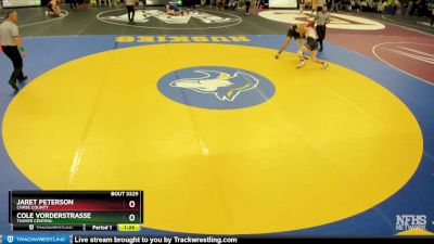 Semifinal - Jaret Peterson, Chase County vs Cole Vorderstrasse, Thayer Central