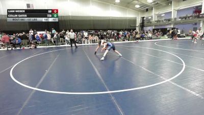 157 lbs Cons. Sub-rd Of 16 - Liam Weber, Immortal Athletics WC vs Collin Gates, Texas