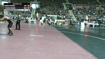 6A 165 lbs Champ. Round 2 - Ruben Gomez, Brookwood Jr-Sr vs Caden Hughes, Spanish Fort