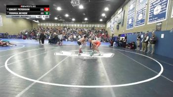 150 lbs Champ. Round 2 - Yeshua McNew, Atascadero vs Emory Peterson, North