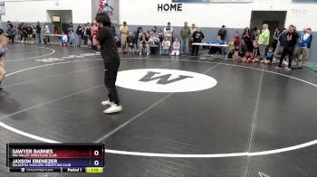 70 lbs Semifinal - Sawyer Barnes, Mid Valley Wrestling Club vs Jaxson Ebenezer, Soldotna Whalers Wrestling Club