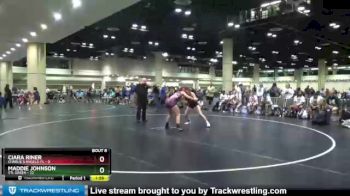 126 lbs Champ Round 1 (16 Team) - Ciara Riner, Charlie`s Angels-FL vs Maddie Johnson, STL Green