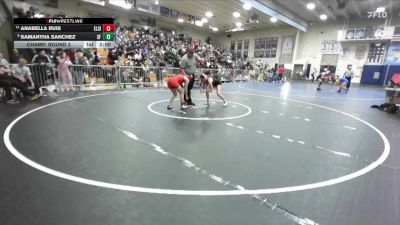 115 lbs Champ. Round 3 - Anabella Ruis, Elsinore vs Samantha Sanchez, Santa Fe