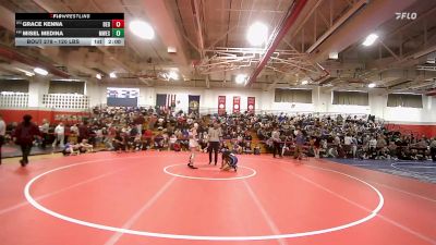 120 lbs Semifinal - Grace Kenna, Bedford vs Misel Medina, Manchester West