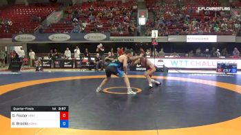 86 lbs Quarterfinal - Drew Foster, Panther WC vs Samuel Brooks, Hawkeye Wrestling Club