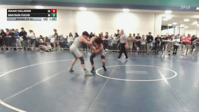 144 lbs Round Of 64 - Isaiah Callahan, OH vs Grayson Fuchs, MI