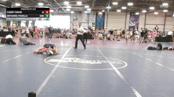 100 lbs Rr Rnd 2 - Casey Davis, Flickr Girlz vs Bryanna Padilla, Cheyenne Ladies Wrestling Club