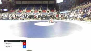 170 lbs Cons 32 #1 - Gatlin Rogers, Iowa vs Carter Egbert, Utah