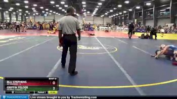 96 lbs Round 3 - Griffin Felder, Midwest Maniacs vs Blu Stephens, VA Hammers