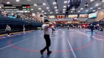 132 lbs Cons. Semi - Nathanael Garcia, Klein Oak vs Andrew Huerta, Conroe The Woodlands