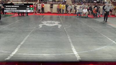 65_B lbs Consi Of 16 #1 - Mysta Brunson, Erie vs River Martin, Connellsville