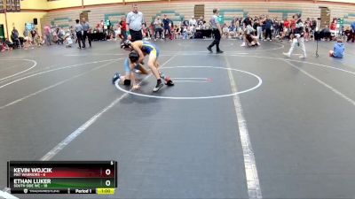 76 lbs Round 7 (10 Team) - Kevin Wojcik, Mat Warriors vs ETHAN LUKER, South Side WC