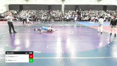 134-H lbs Round Of 64 - Dominick Calone, MacArthur vs Santino Micci, Steel Valley Renegades