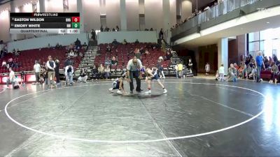 59 lbs Quarterfinal - Easton Wilson, Unaffiliated vs Emory White, Nova WC