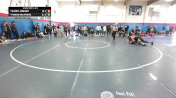 Boys 215 lbs Quarterfinal - Fabian Martinez, Alisal Boys vs Mateo Jimenez, Saint Francis Boys