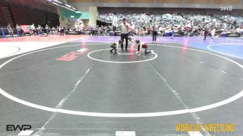 58 lbs Consi Of 16 #1 - Maverick Lederer, Prescott Valley Bighorns vs Hunter Romero, Greenwave Youth Wrestling Club